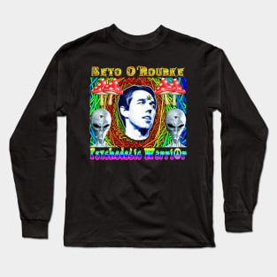 Beto O'Rourke the psychedelic Warrior Long Sleeve T-Shirt